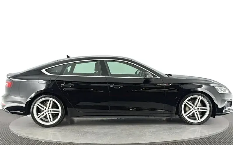 Used Audi A5 Sportback S-Line 190 HP (139 kW) 2019 Black Hatchback