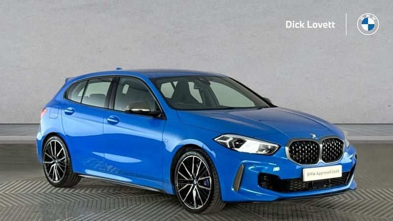 Blue Used 2024 BMW M135 Shadowline Hatchback | £32,400 (Fair price) - Image 1/4