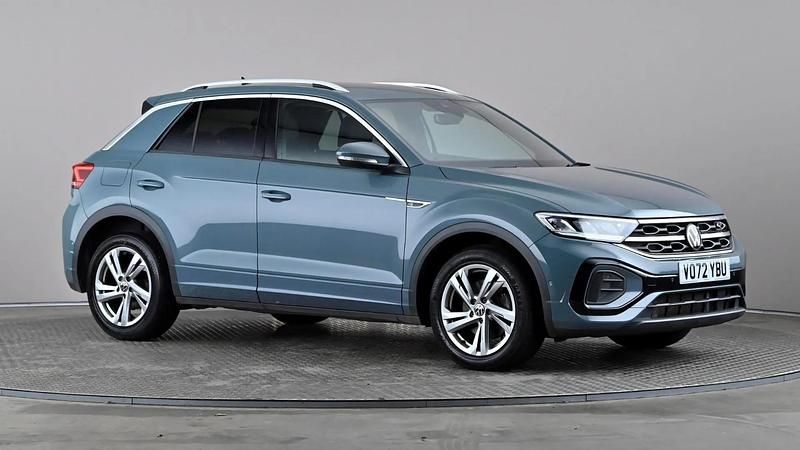 Used VW T-Roc R-line 150 HP (110 kW) 2022 Blue SUV