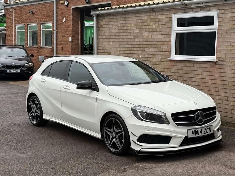 Used Mercedes A220 AMG 2014 White Hatchback