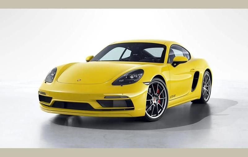 Yellow Used 2021 Porsche Cayman Coupe | £59,990 (Good price) - Image 1/4
