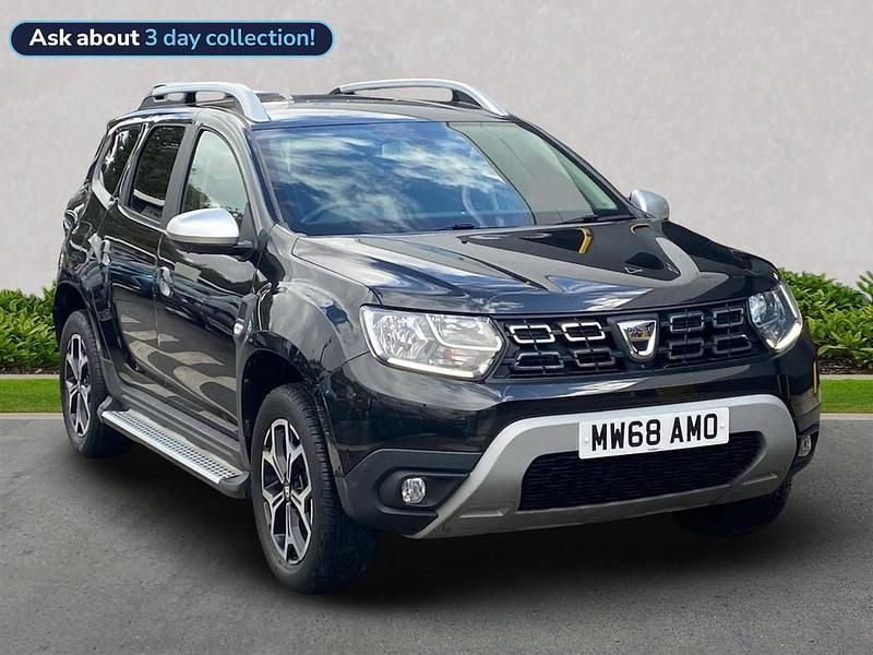 Black Used 2018 Dacia Duster Prestige SUV | £11,215 (Fair price) - Image 1/4
