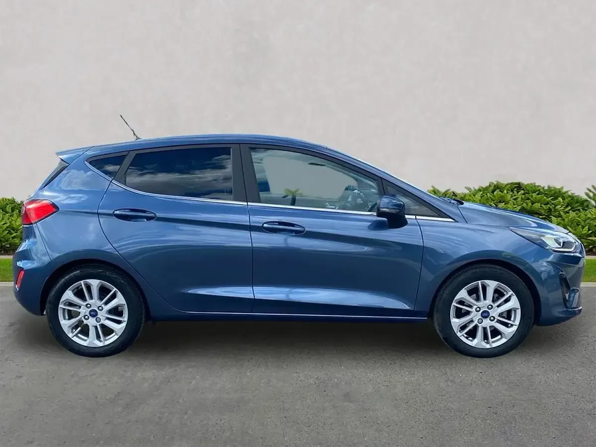 Used Ford Fiesta Titanium 2023 Blue Hatchback
