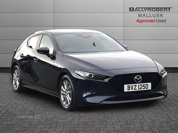 Blue Used 2024 Mazda 3 Prime-Line Hatchback | £18,650 (Fair price) - Image 1/4