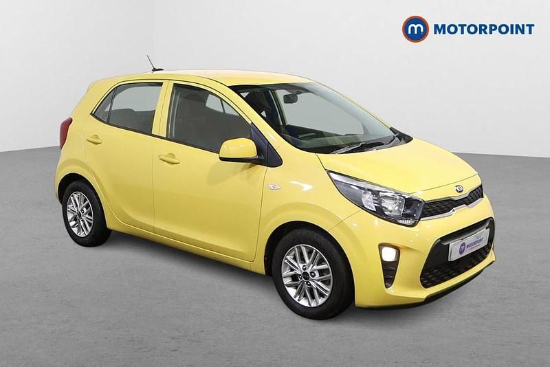 Used Kia Picanto 2021 Yellow Hatchback