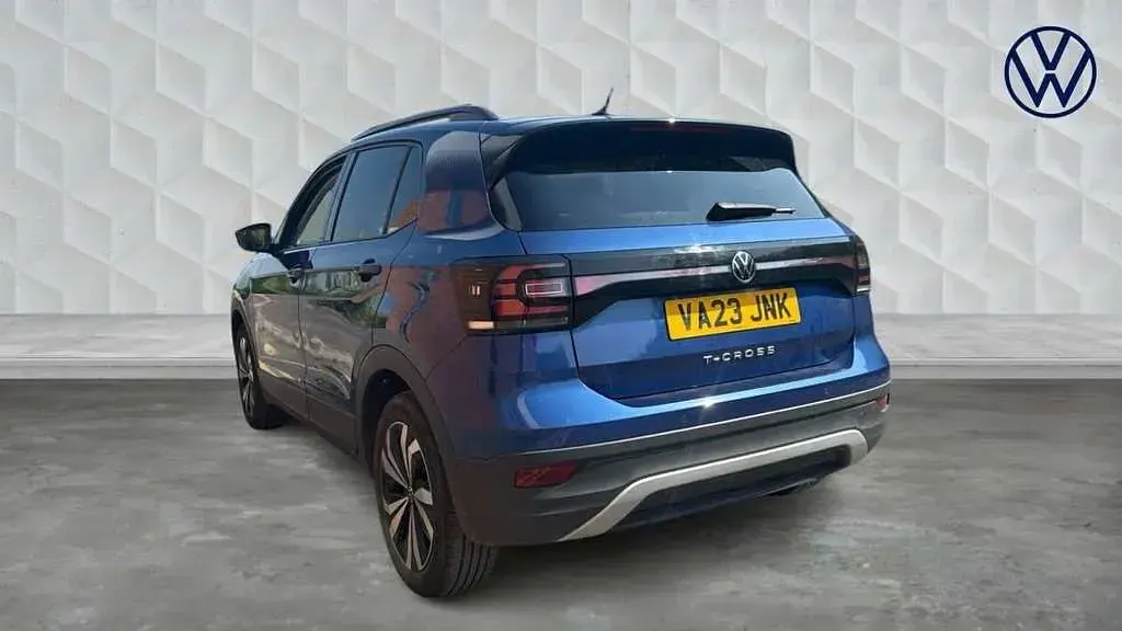 Used VW T-Cross Black Edition 95 HP (69 kW) 2023 Blue SUV