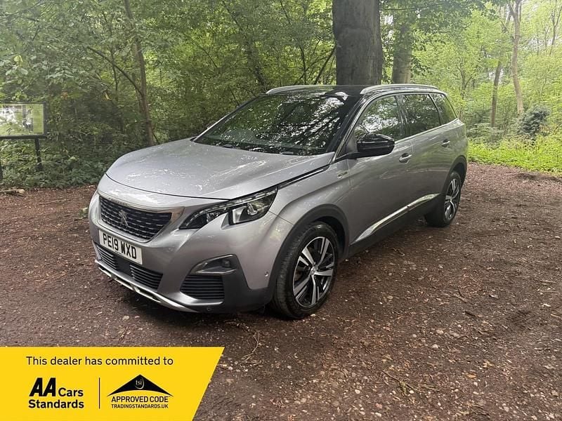 Grey Used 2019 Peugeot 5008 GT-line MPV | £13,585 (Good price) - Image 1/4