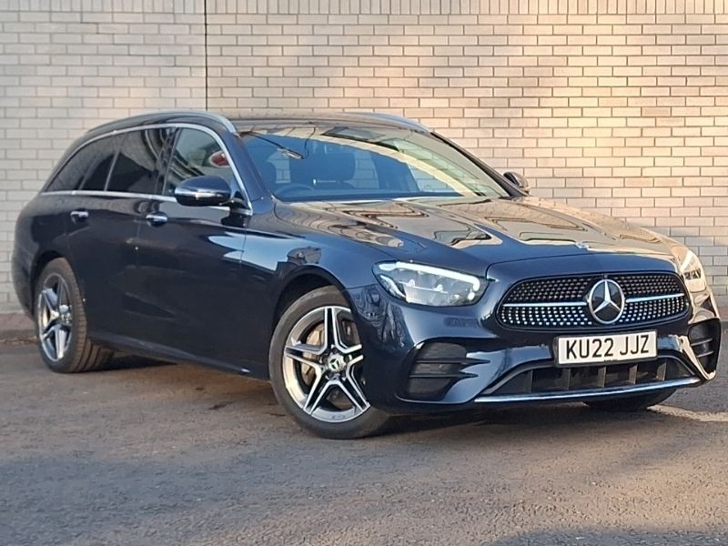 Blue Used 2022 Mercedes E300 AMG Line Premium Estate | £31,998 (Super price) - Image 1/4
