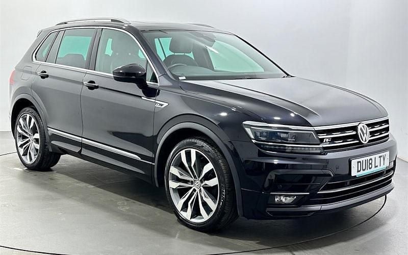 Used VW Tiguan R-line 150 HP (110 kW) 2018 Black SUV