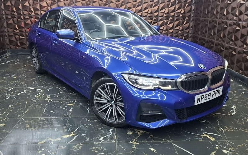 Used BMW 330e M Sport 292 HP (214 kW) 2019 Blue Sedan