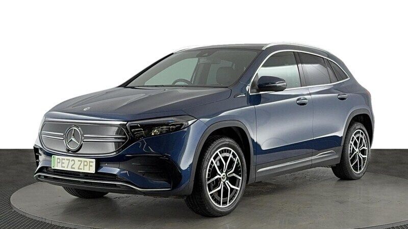 Blue Used 2022 Mercedes EQA350 AMG Line Premium SUV | £24,220 (Fair price) - Image 1/4