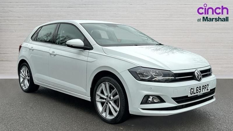 Pure white Used 2020 VW Polo SEL | £13,490 (Good price) - Image 1/4