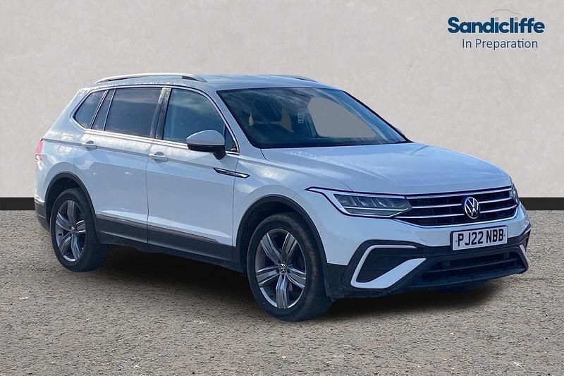 Used VW Tiguan Allspace 150 HP (110 kW) 2022 White SUV