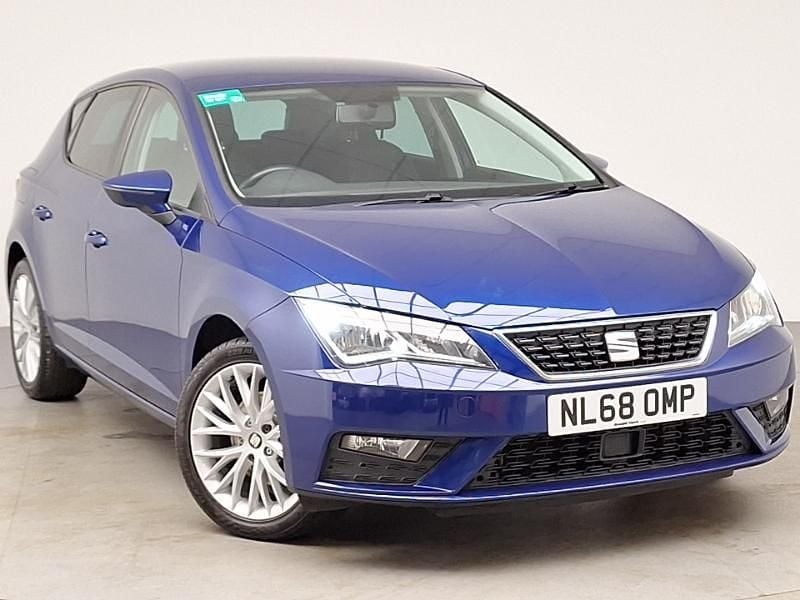 Used Seat Leon SE Dynamic 115 HP (84 kW) 2018 Blue Hatchback