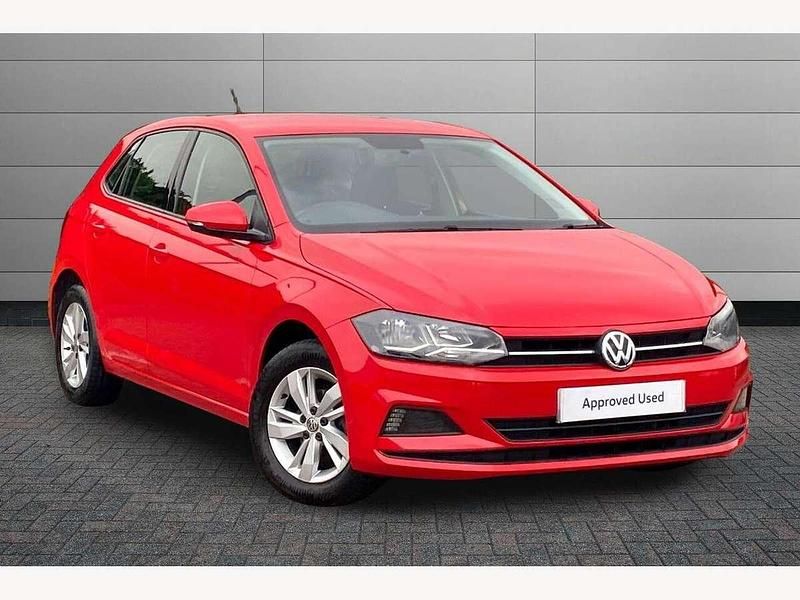 Red Used 2018 VW Polo SE Hatchback | £8,595 (Fair price) - Image 1/3