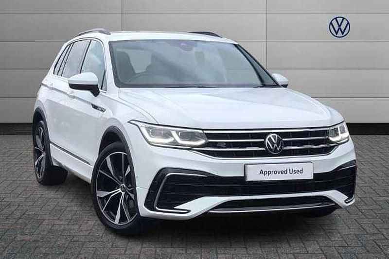 White Used 2023 VW Tiguan R-line SUV | £27,990 (Fair price) - Image 1/4