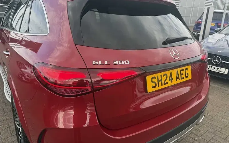 Used Mercedes GLC300 AMG line 258 HP (189 kW) 2024 Red SUV