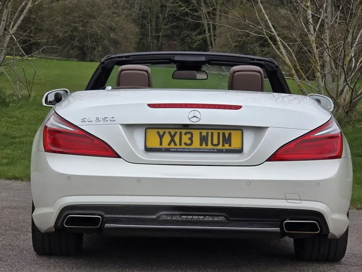 Used Mercedes SL350 2013 White Cabriolet