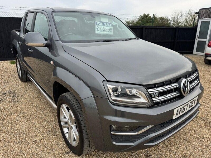 Grey Used 2017 VW Amarok Highline Pickup | £13,995 (Fair price) - Image 1/4