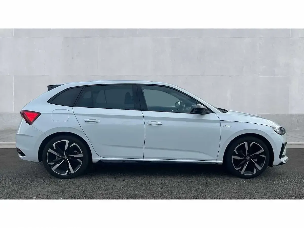 Used Skoda Scala Monte Carlo 116 HP (85 kW) 2025 Moon white metallic Hatchback