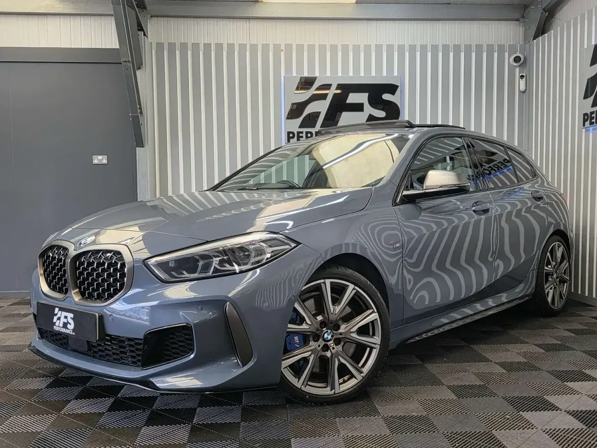 Used BMW M135 Comfort Edition 306 HP (225 kW) 2019 Grey Hatchback