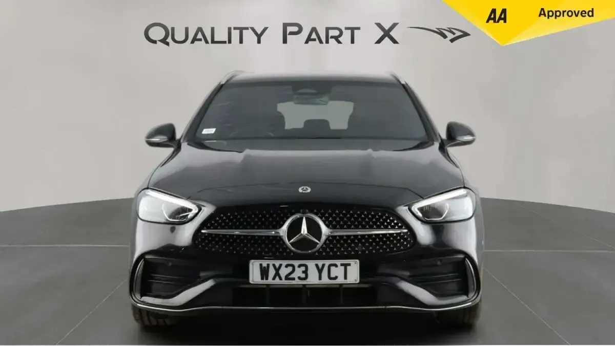 Used Mercedes C200 AMG line 2023 Black Estate