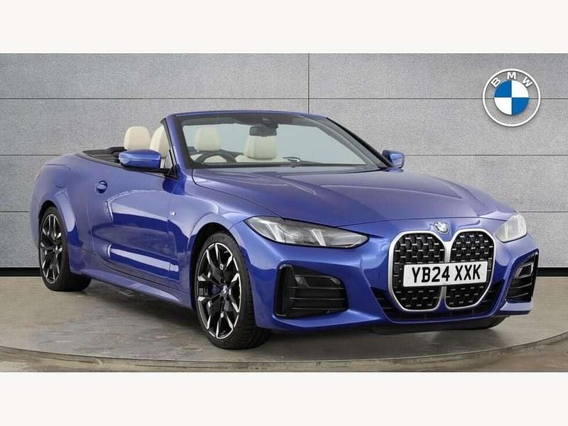 Blue Used 2024 BMW 420 M Sport Cabriolet | £41,990 (Fair price) - Image 1/4