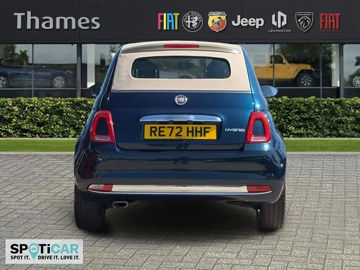 Used Fiat 500C Dolcevita 70 HP (51 kW) 2022 Blue Cabriolet