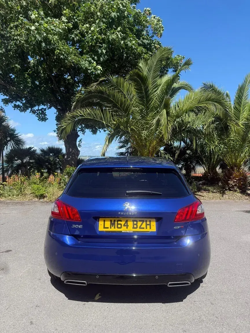 Used Peugeot 308 GT 2015 Blue Hatchback