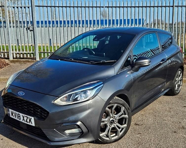 Used Ford Fiesta ST-Line 125 HP (91 kW) 2018 Grey Hatchback