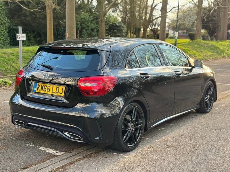 Used Mercedes A180 AMG line 2017 Black Hatchback
