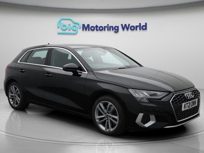 Black Used 2021 Audi A3 Sportback Sport Hatchback | £17,000 (Fair price) - Image 1/4