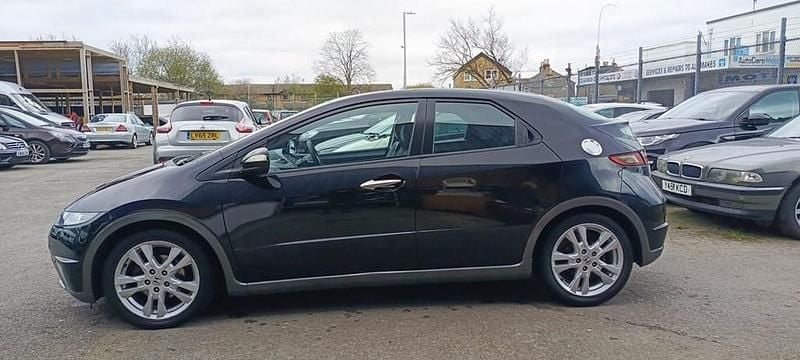 Used Honda Civic EX 2010 Black Hatchback