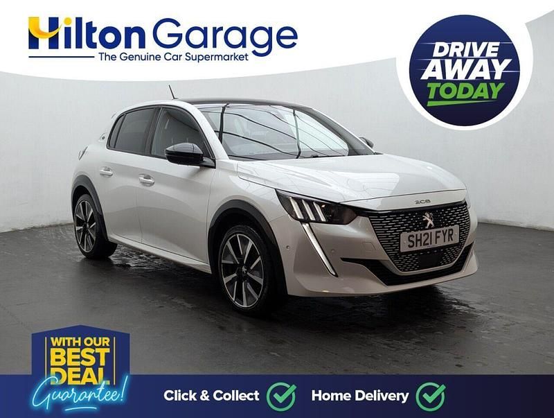 Used Peugeot e-208 GTi 100 kW (136 HP) 2021 White Hatchback