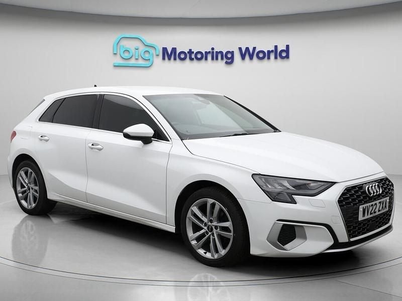 White Used 2022 Audi A3 Sport Hatchback | £15,000 (Good price) - Image 1/4