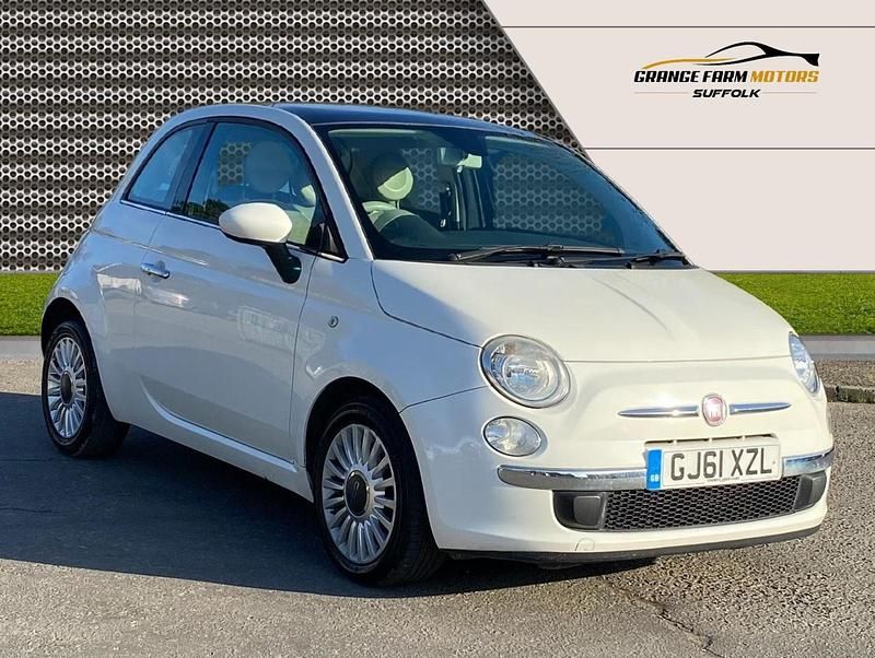 Used Fiat 500 Lounge 69 HP (50 kW) 2011 White Hatchback