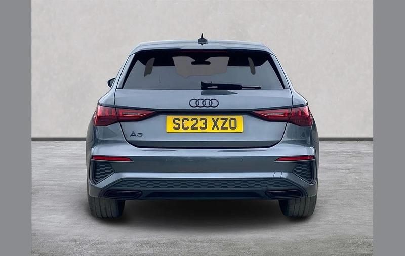 Used Audi A3 Black Edition 147 HP (108 kW) 2023 Grey Sedan