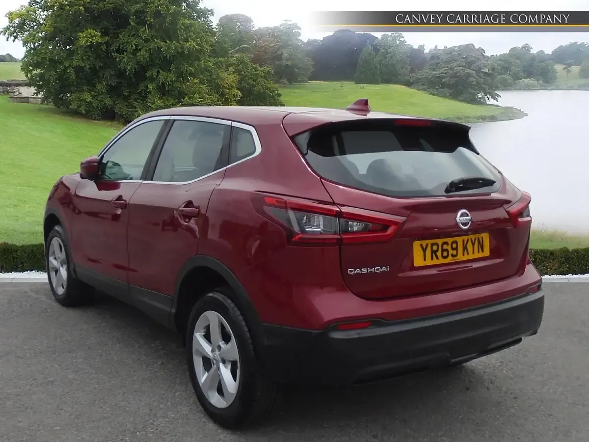 Used Nissan Qashqai Acenta Premium 115 HP (84 kW) 2019 Red SUV