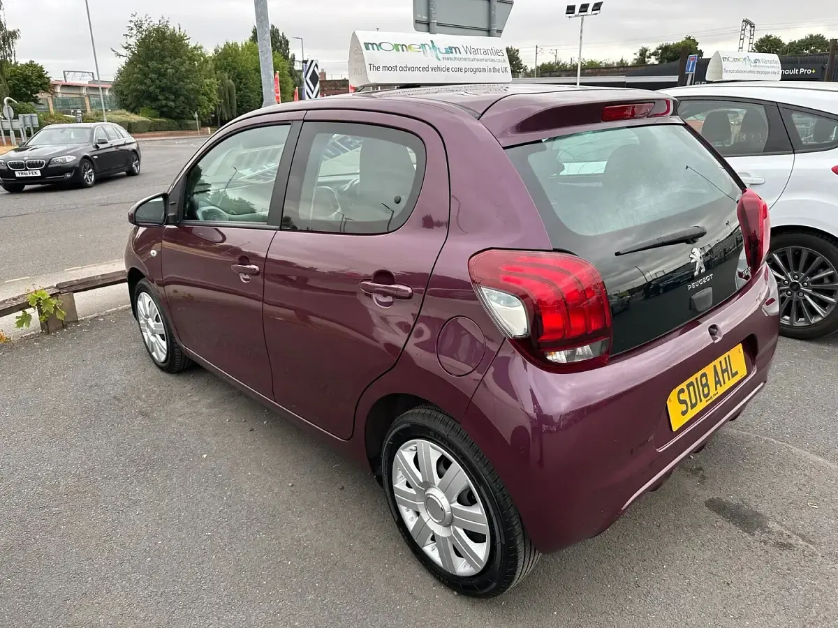 Used Peugeot 108 Active 68 HP (50 kW) 2018 Mauve/purple Hatchback
