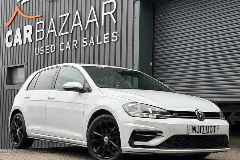 Used VW Golf VII R-line 150 HP (110 kW) 2017 White Hatchback