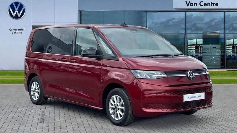 Fortana red metallic Used 2025 VW Multivan Life Van | £45,491 - Image 1/4