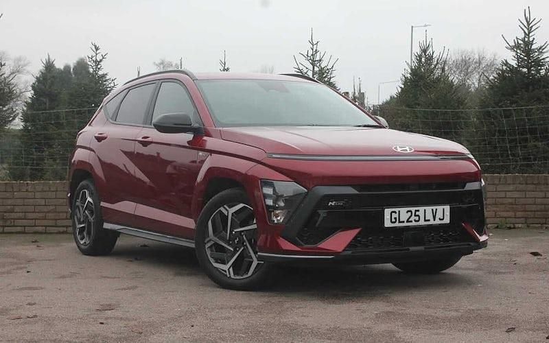 Red Used 2025 Hyundai Kona N Line SUV | £23,999 (Fair price) - Image 1/4