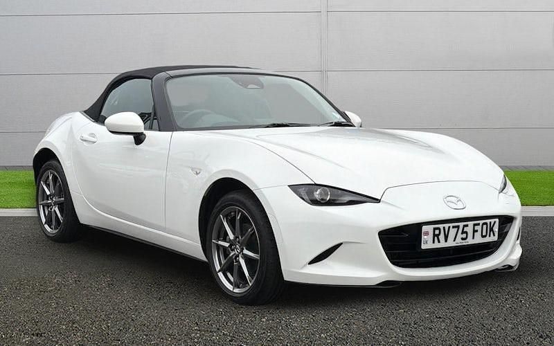 Used Mazda MX5 Exclusive-Line 132 HP (97 kW) 2025 White Cabriolet