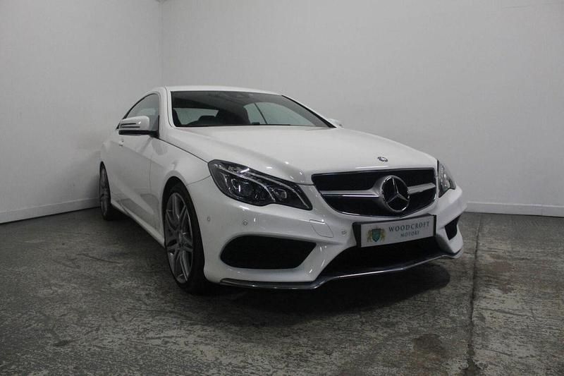 White Used 2014 Mercedes E220 AMG Coupe | £7,995 (Fair price) - Image 1/3