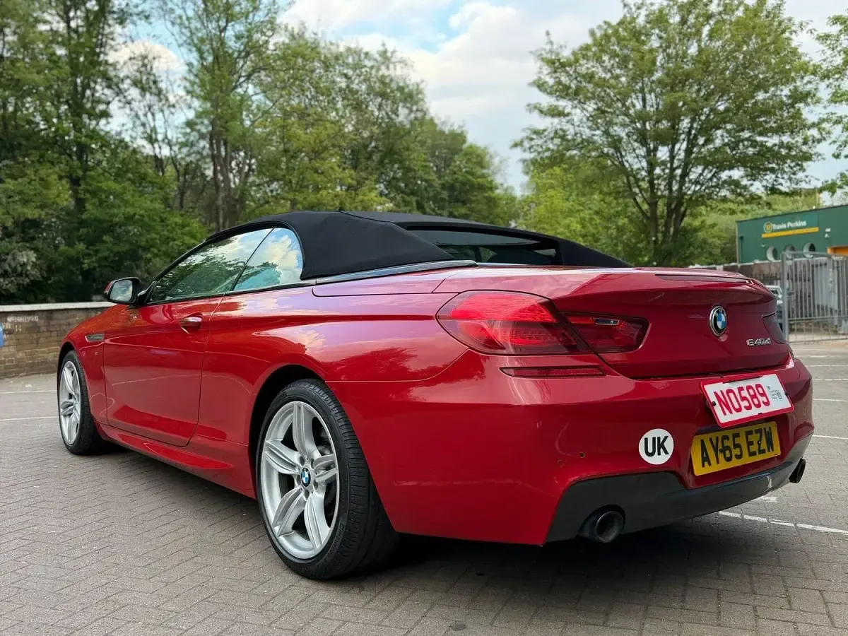 Used BMW 640 Cabriolet M Sport 2016 Red Cabriolet