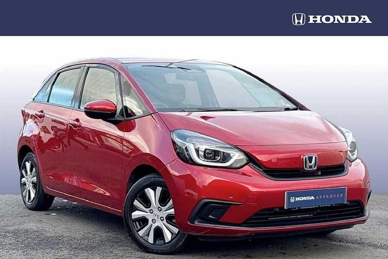 Premium crystal red Used 2023 Honda Jazz Hybrid Hatchback | £15,495 (Good price) - Image 1/4
