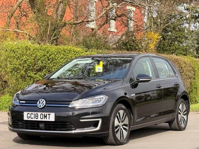 Used VW e-Golf 99 kW (135 HP) 2018 Black Hatchback