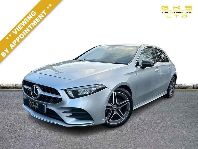 Used Mercedes A200 AMG line 2021 Silver Hatchback