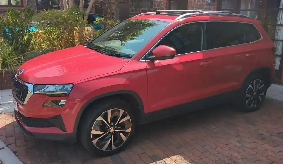 Used Skoda Karoq SE L 150 HP (110 kW) 2022 Red SUV