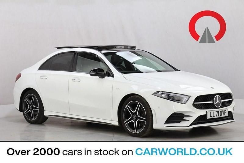 White Used 2021 Mercedes A200 AMG Line Premium Plus Sedan | £13,700 (Fair price) - Image 1/4